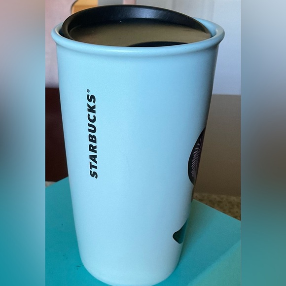 Starbucks Love & Hearts 2019 Valentines Ceramic Tumbler with lid - Picture 3 of 10